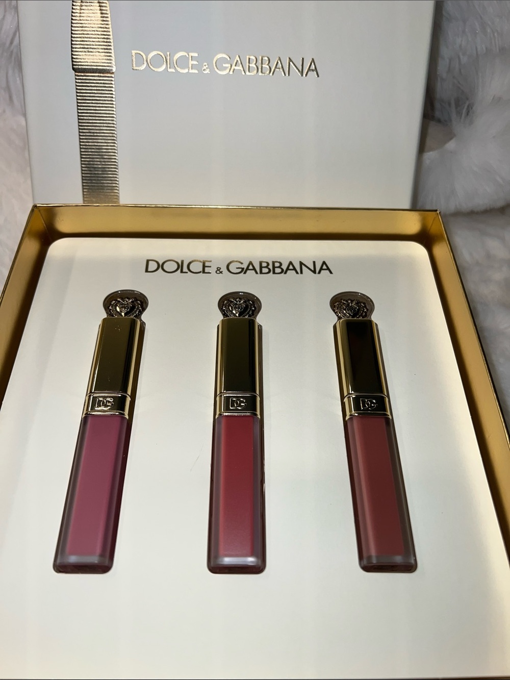 Dolce & Gabanna Everkiss Liquid Lip No Transfer Soft Matte Liquid Lipstick set